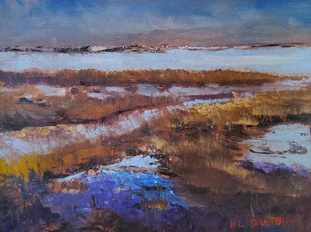 Oil painting of a Centennial Trail Tswwawssen