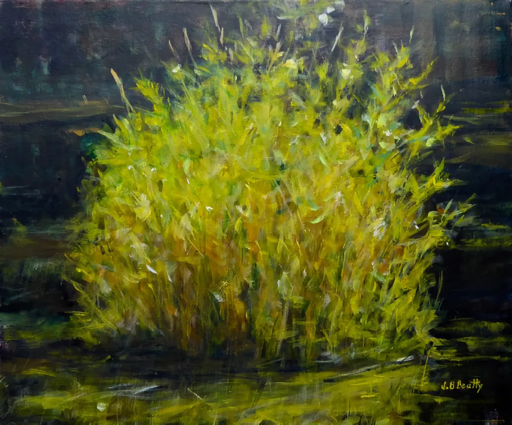 Acrylic painting of a Slough Wildness