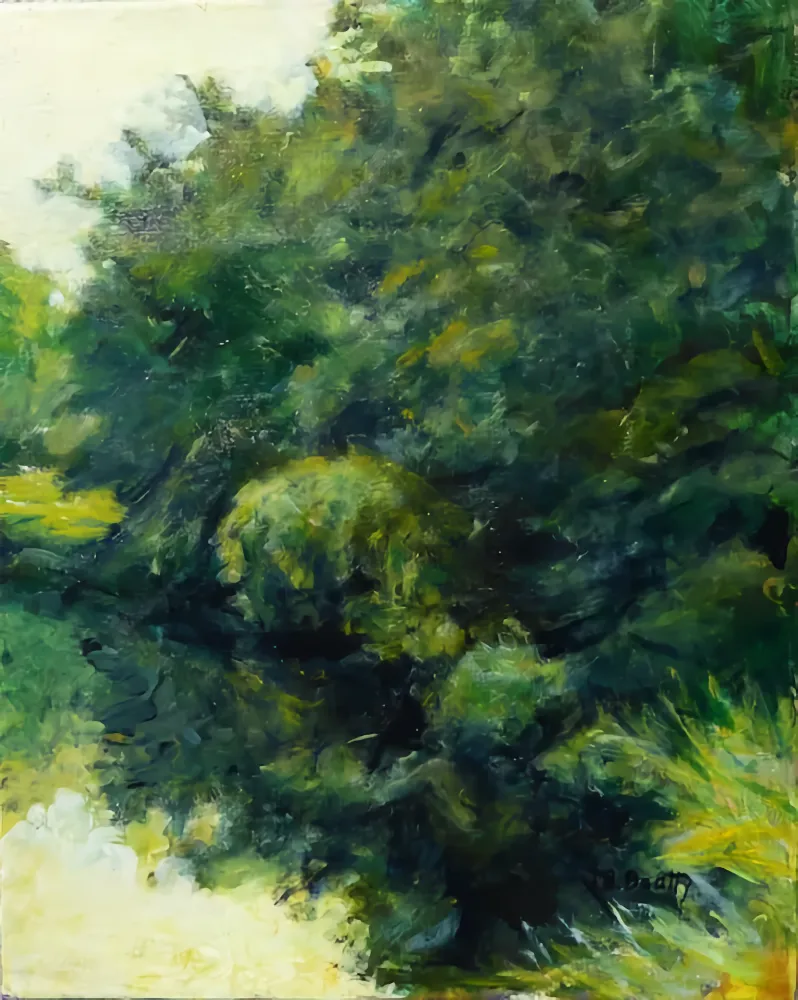 Acrylic painting of Nicomeki Slough