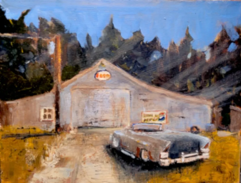 Oil painting of a Sunshine Coast